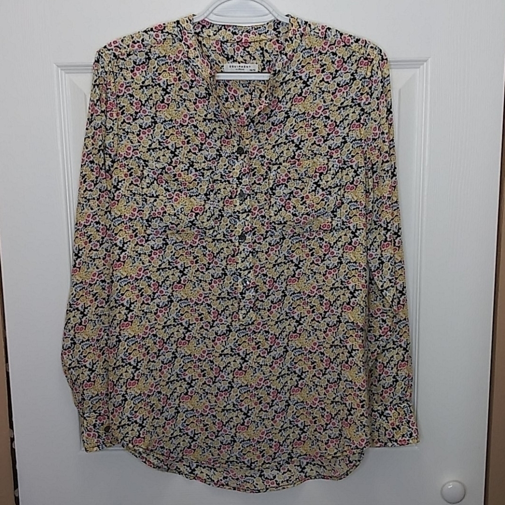 Equipment Femme Signature Silk Blouse